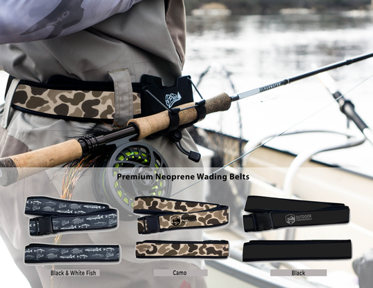 fieldline fishing belt accessories Neoprene Wading Belt – OUTDOOR PROFESSIONALS